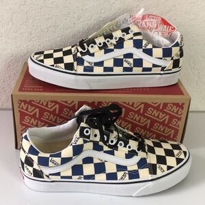 ✅Brand New Vans Checkered Big Check black navy 9